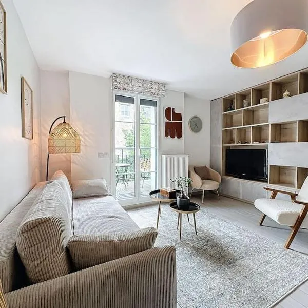 Cozy apartment near Paris Disney - 6 min from train station, hotel v destinácii Villiers-sur-Marne