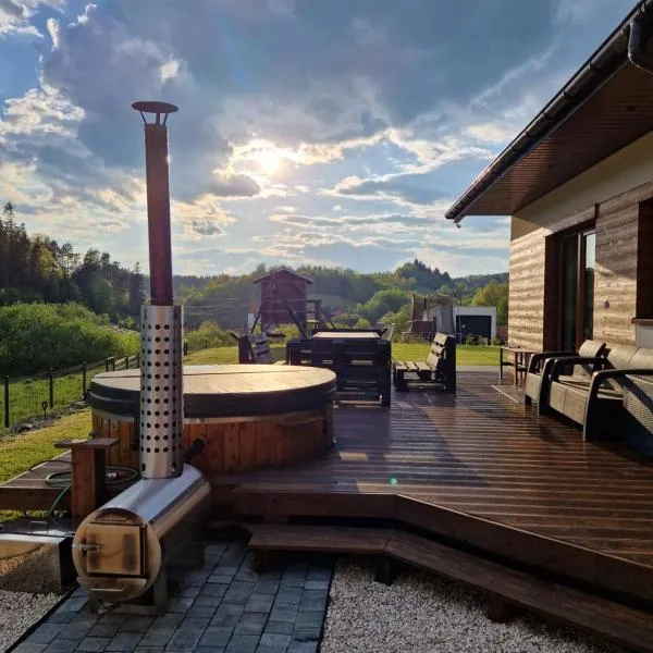 Domek w Paszynie - Sauna i Gorąca balia, hotel en Paszyn