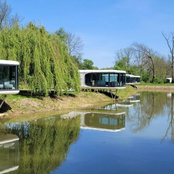 Pałac Wieniawskich & Nowoczesne Domki Glampingowe z Balią & Zabytkowy Park, hotel v destinácii Bramki