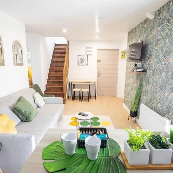 Duplex 3 chambres, Aéroport Paris CDG, Parc des Expositions, Parc Asterix,, hotel en Mitry-Mory