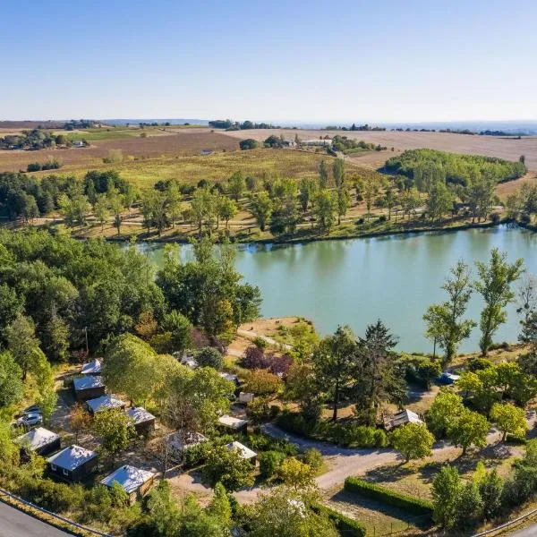 Les Auzerals camping du lac, hotel v destinaci Rabastens