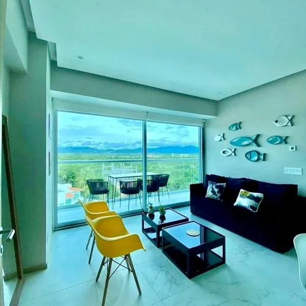 Departamento 5D Marítima Golf Luxury Nuevo Vallarta, hotel v destinaci Bucerías