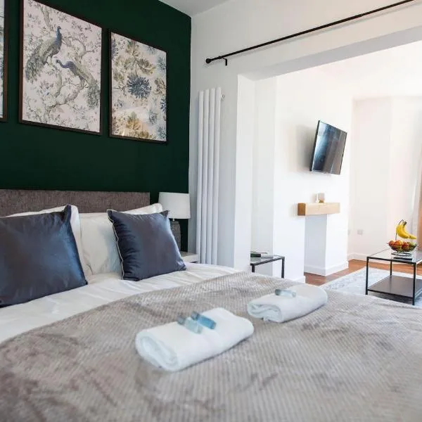 Studio Apartment with 65" Smart TV, hotell sihtkohas Newport