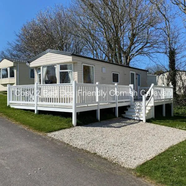 Cosy 2 bed pet friendly holiday home Crantock Nr Newquay, hotel v destinaci Crantock