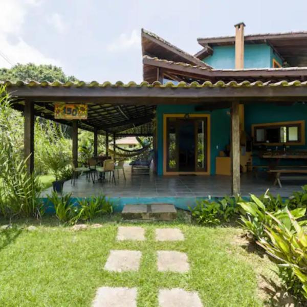 Casa rústica e aconchegante a 150 mts da praia
