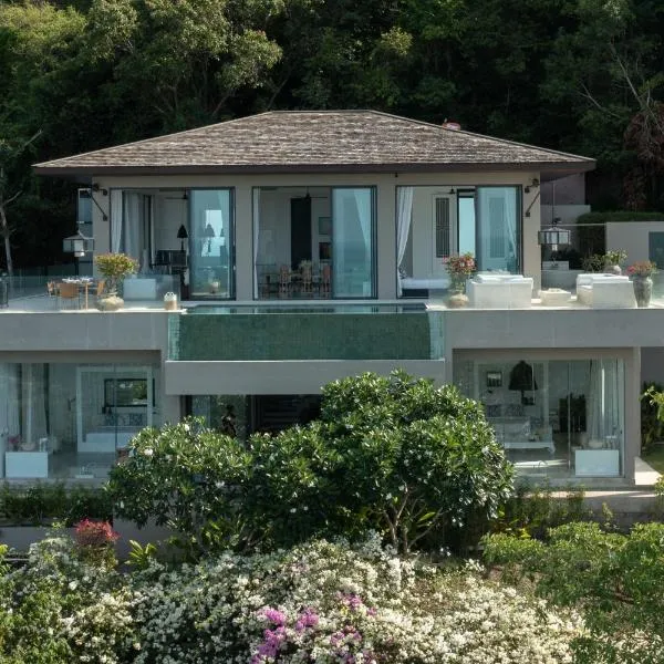 Villa Belle - fully serviced private sea view villa with an award winning in-house cook, hotel v destinaci Choeng Mon pláž