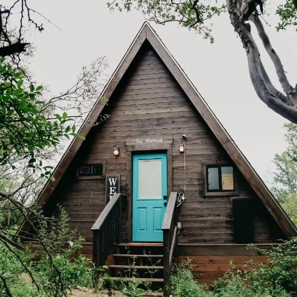 The Maverick: A-Frame w/ Hammock and Tree Top View, hotel v destinaci New Braunfels