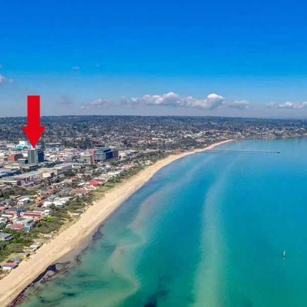 Beachfront Studio Apartment in Frankston Melbourne, hotell i Frankston