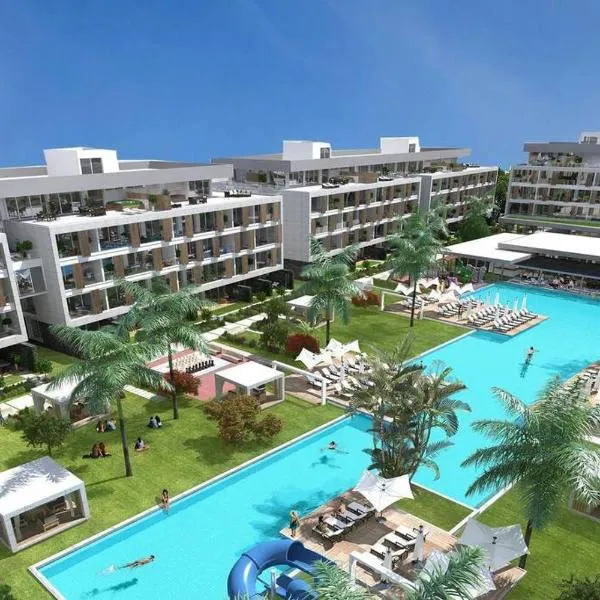 Courtyard Long Beach, Северный Кипр, бассейн, терраса, 500м от моря, hotel v destinaci Iskele