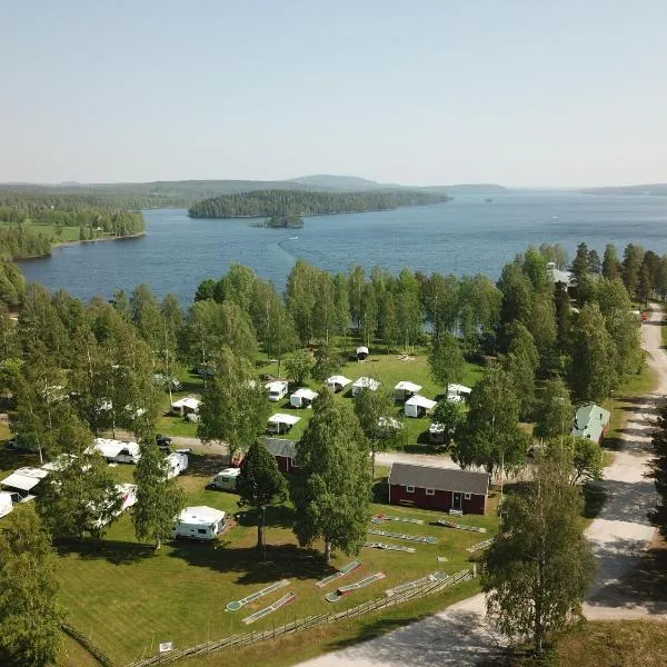 Trehörningsjö camping & stugor, hotel v destinaci Norrfors