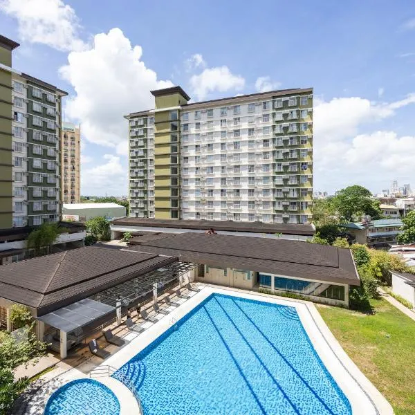 Studio Unit Near IT Park, SM and Ayala with Pool, Balcony and Fast Wifi, hotell sihtkohas Mandaue