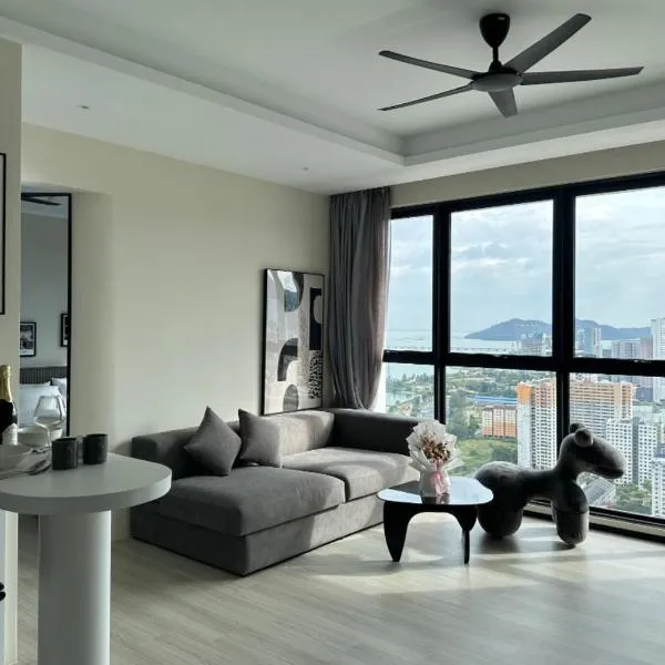 DD Condominium 2Bedroom Sea view Georgetown Penang, hotel din Jelutong