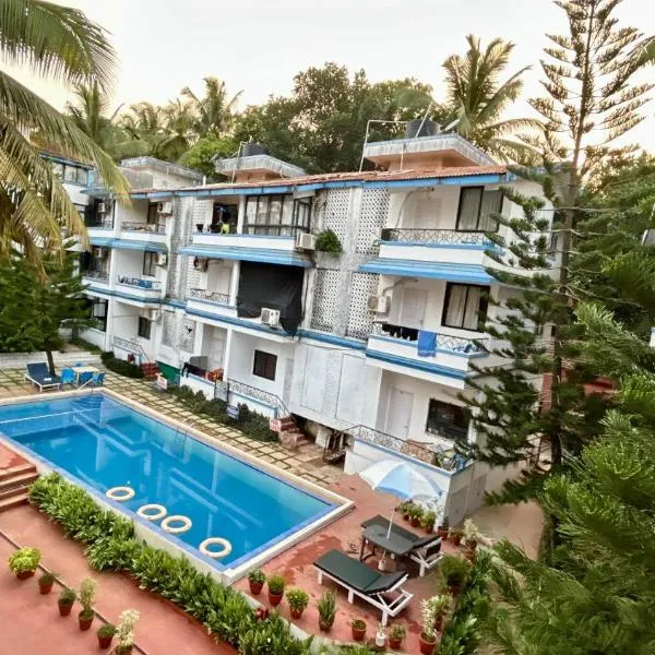 Muffys Pool Apartment, hotel v destinaci Goa