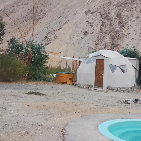 Hermoso Domo privado para 2 personas Cochiguaz Valle De Elqui, hotel v destinaci El Sanjeado