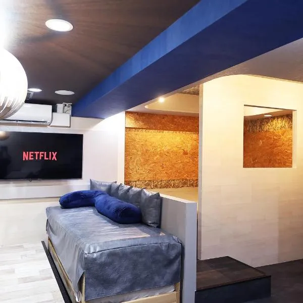 MolinHotels407 アクティビティを満喫できる札幌定山渓温泉付き別荘-1L1Room K-Bed1&S-bed3 5persons, hotel in Jozankei