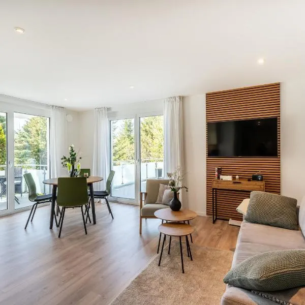 Luxuswohnung Traumblick - Neubau 2023, hótel í Schluchsee