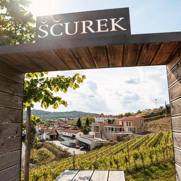 Posestvo Ščurek wine, hotel v destinaci Dobrovo