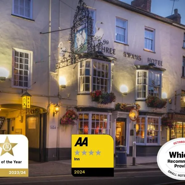 The Three Swans Hotel, Market Harborough, Leicestershire, hotel in Medbourne