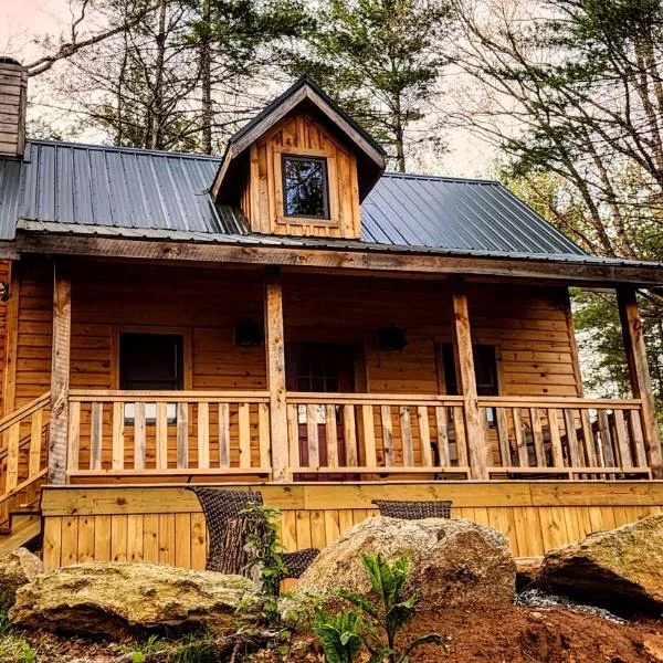 Luxury Mountain View Cabin Near Asheville NC, hotel in Marshall