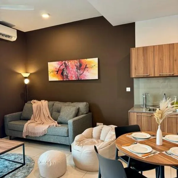 Lost World Tambun 1BR 3/4Pax @Sunway Onsen Suite, hotel di Kampong Batu Lapan