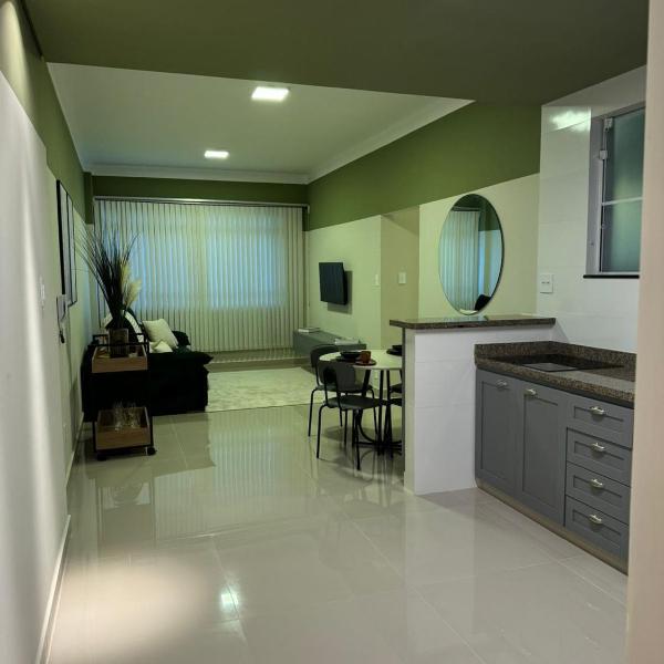 Apartamento reformado no centro de Franca perto da praça Barão
