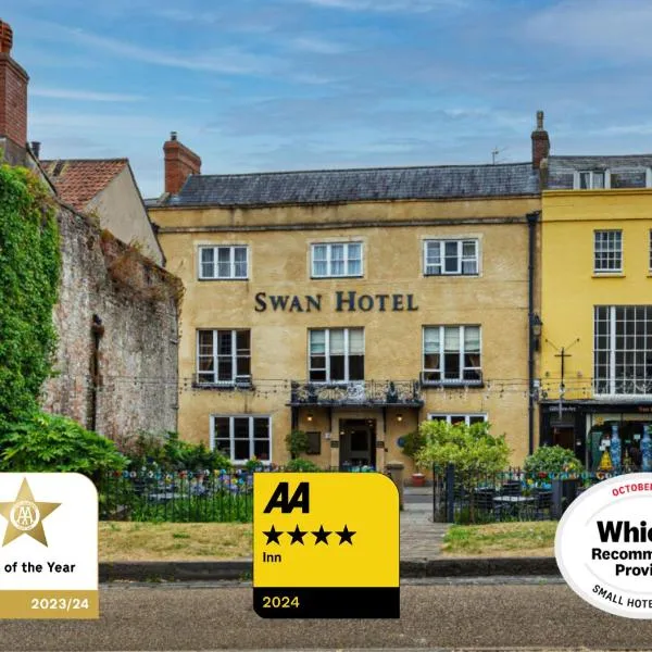 The Swan Hotel, Wells, Somerset, hotel in Henton