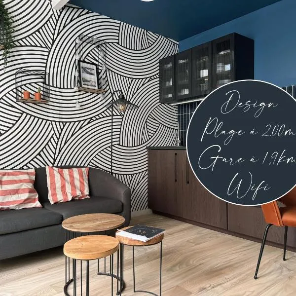 WANDERLUST - Studio confort à 100m plage Solidor、サン・マロのホテル