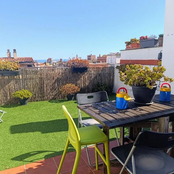Precioso Dúplex con terraza a 5 minutos playa y 20 minutos de Barcelona, hotel v destinaci Premiá de Mar