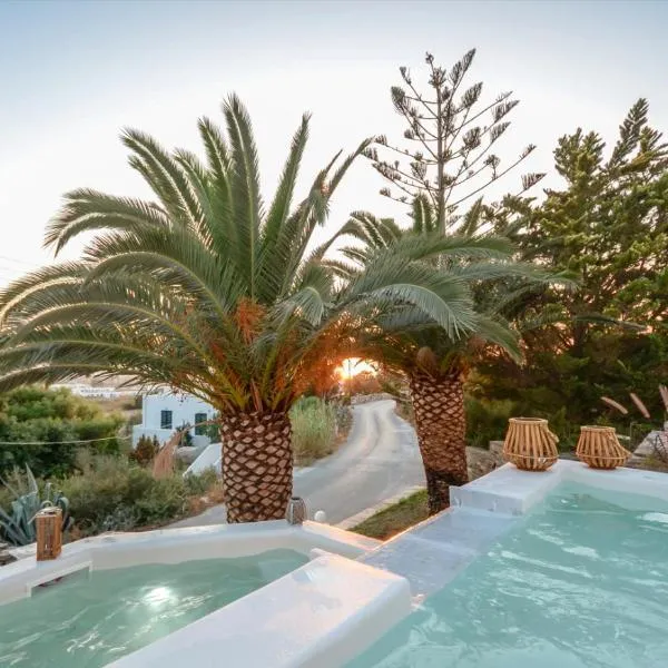 Flora's Villa with Private Pool, hotel em Agkidia