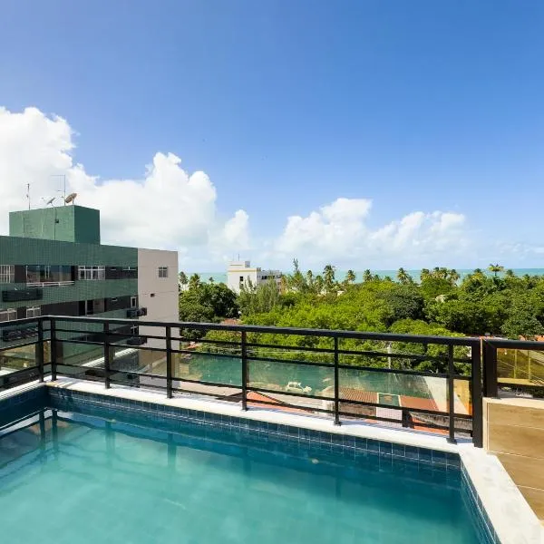 PERFEIÇÃO do Cabo Branco - FLAT p ate 4 pessoas a 100 m da Praia, viešbutis Žoan Pesoa