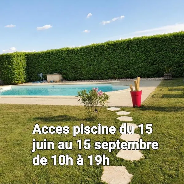 En campagne, confortable, hotel v destinaci Le Pouzin