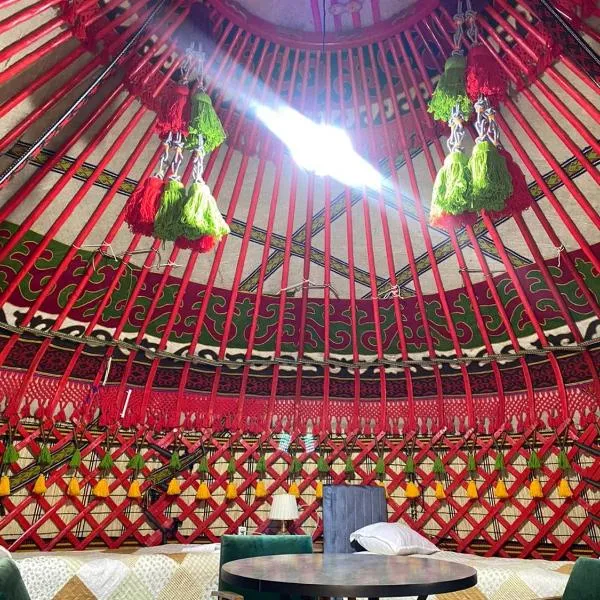 Turan Handmade Yurt with Heated Floors, hotel in Karakol