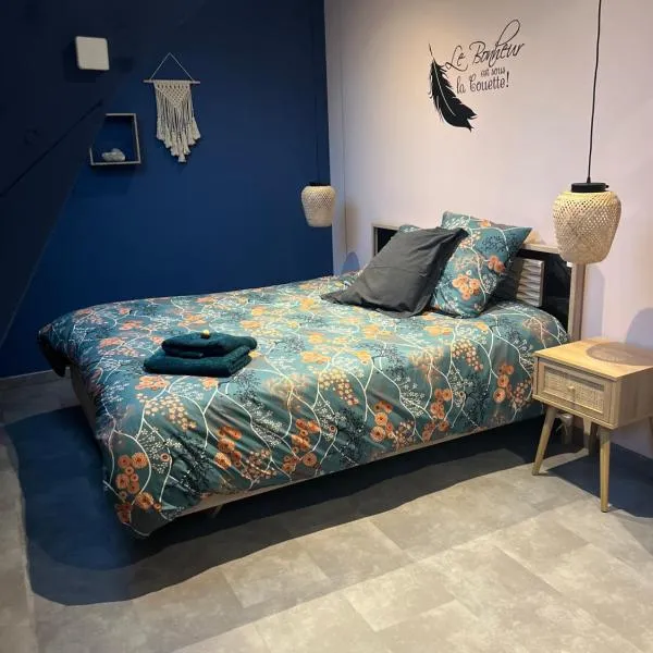 Chambre spacieuse Like&Love de Clara, hôtel à Duclair