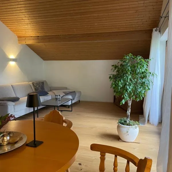 Haus Hochland - Großzügige Alpenwohnung im Dachgeschoss, ξενοδοχείο σε Bad Kohlgrub