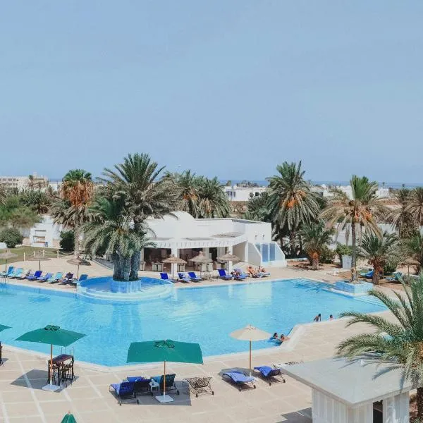 Hotel Bougainvillier Djerba, hotell i Taguermess