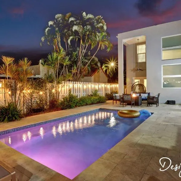Dream House 5 Bedroom w Amazing Heated POOL, hotel en Hollywood