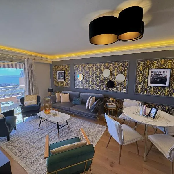 Luxury Monte Carlo- Seaview, Champagne & AC, hotel a Beausoleil
