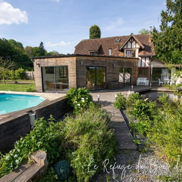 Le Refuge du Bois d'Amour, hotel in Villez-Champ-Dominel