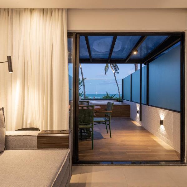 Loft com jacuzzi privativa frente mar do Bessa - Foto 2