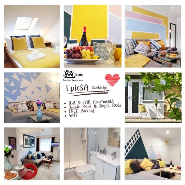 Epicsa - Family & Corporate Stay MEWS APARTMENTS with FREE parking, hotel in Cambridge