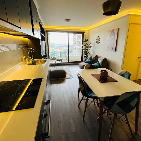 Exclusivo Departamento Equipado Estacionamiento Privado 2D-2B con Excelente ubicación en Los Ángeles、ロス・アンヘレスのホテル