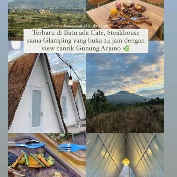 Crazy Steak Resort Glamping Villa Resto 24h, hotel in Batu