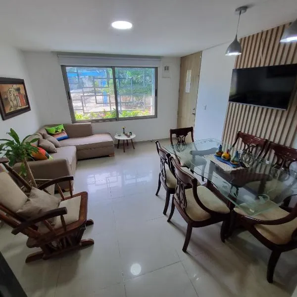 Hermoso Apartamento Cerca a la Playa Puerto Colombia, hotel in Miramar