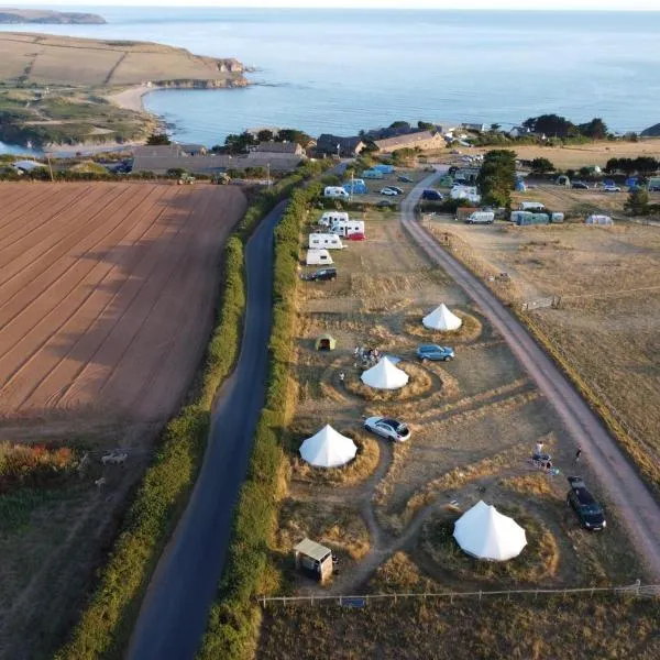 Bigbury Bell Tents, hotel v destinaci Bigbury on Sea