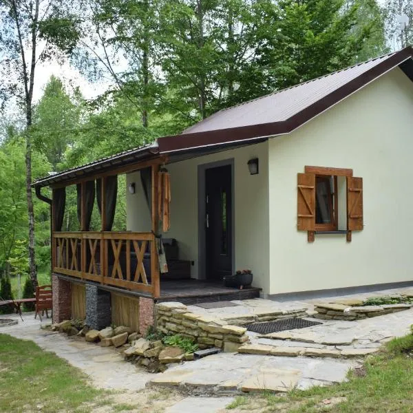 Hacienda domek całoroczny z jacuzzi w lesie pod Rzeszowem, khách sạn ở Strzyżów