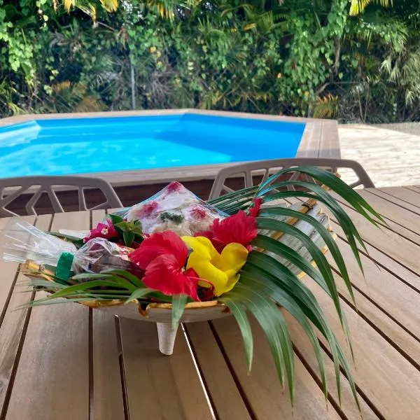 Maison SELAH F3 Piscine Jardin Privatif Citerne, hotel in Le Moule