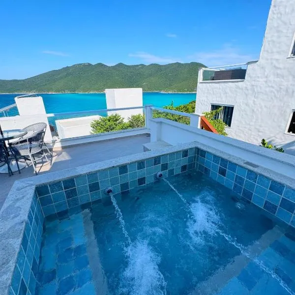 Terraço Mykonos com piscina privativa - Arraial do Cabo, hotel v destinaci Arraial do Cabo
