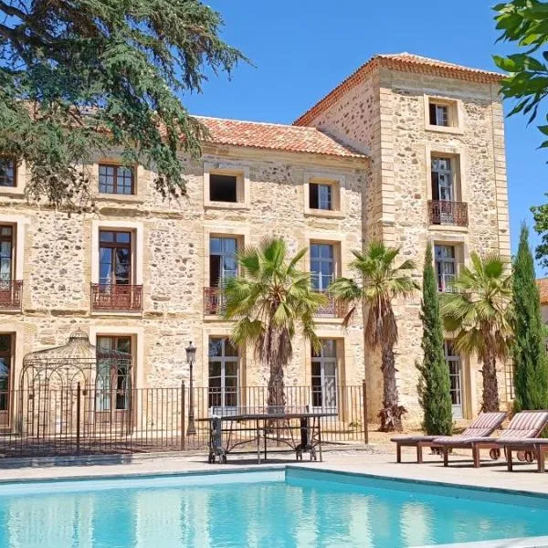 domaine Les Castans, hotell i Saint-Thibéry