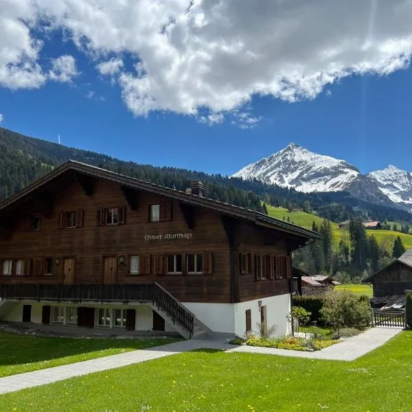 Beautiful Apartment With Stunning View - Chalet Mutthorn, hotel a Gsteig