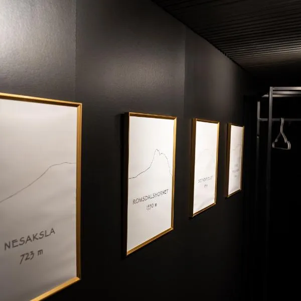 온달스네스에 위치한 호텔 lovely UNDERGROUND flat ÅNDALSNES